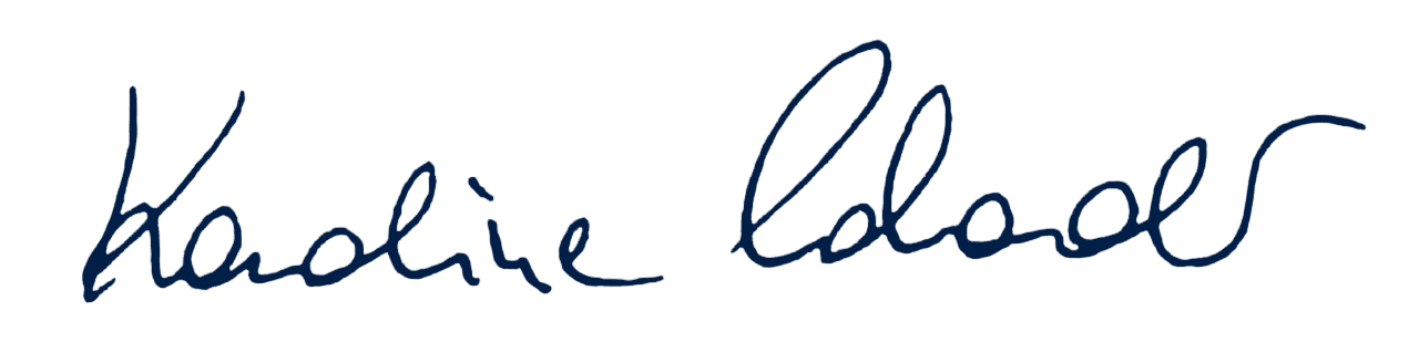 Unterschrift Karoline Edtstadler